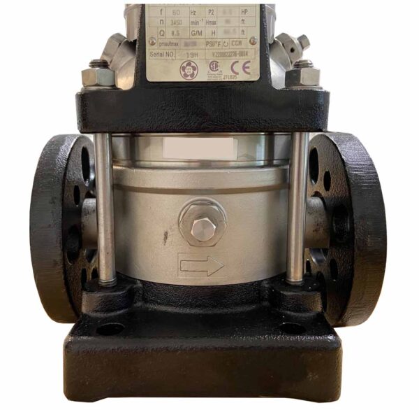 Vertical Multistage Centrifugal Pump, 3HP, 2640GPH, 208-230/460V, Model SBI 5-8, SS304 - Image 3
