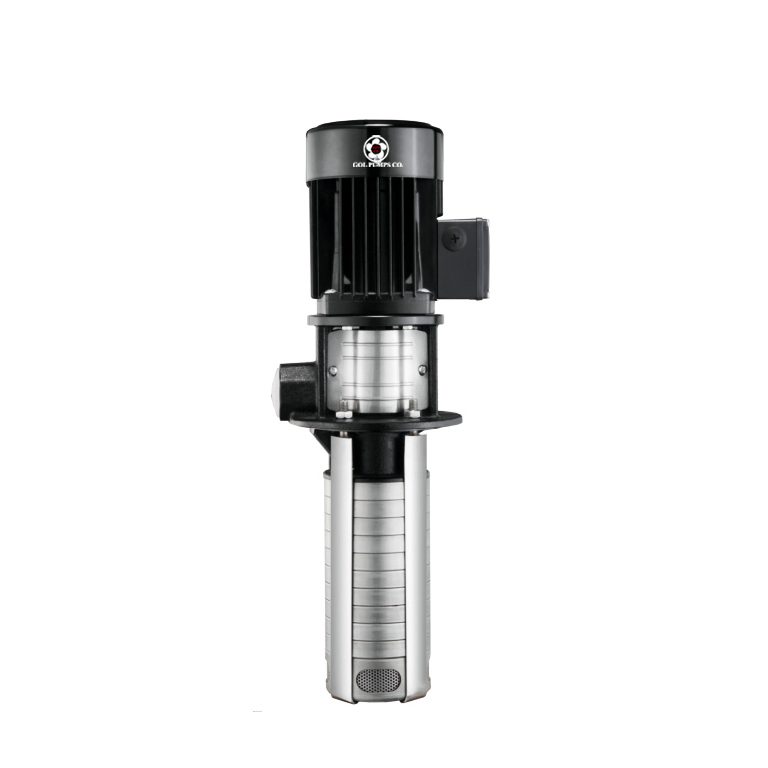 Immersible Coolant Vertical Multi-Stage Pump - 4200GPH, 4HP, 230/460V - 3PH, SBK 10-5/5